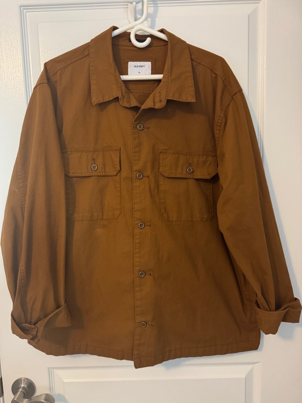 Old Navy women’s Rust-Brown Lightweight Shirt Jacket NWOT